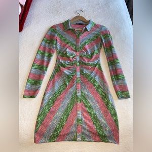 Colourful Zara Long Sleeve Dress